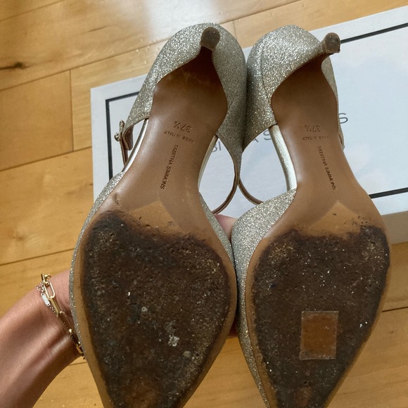 Tabitha Simmons gold dress mule - Picture 7 of 8